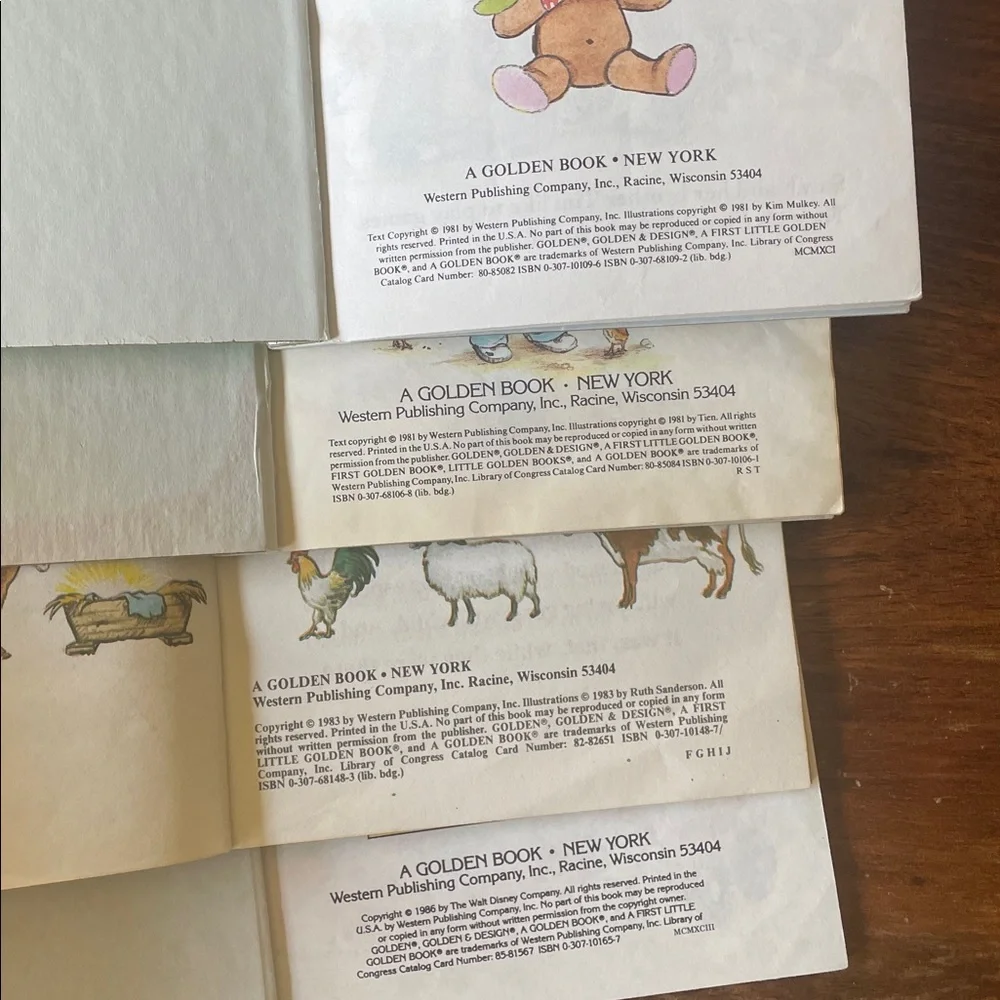 14 Vintage First Little Golden Books 70s 80s -  5.5”x 5.5” Small Tiny Mini Size - Picture 12 of 14